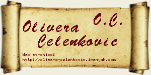 Olivera Čelenković vizit kartica